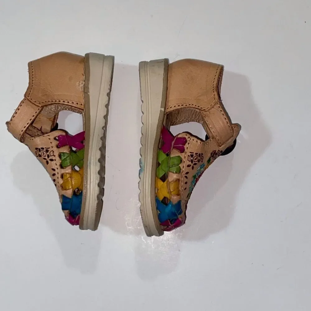 🥰Tres Reinas Original Leather Blue Tag Detailed Craftsmanship Kids Shoes Size 6C